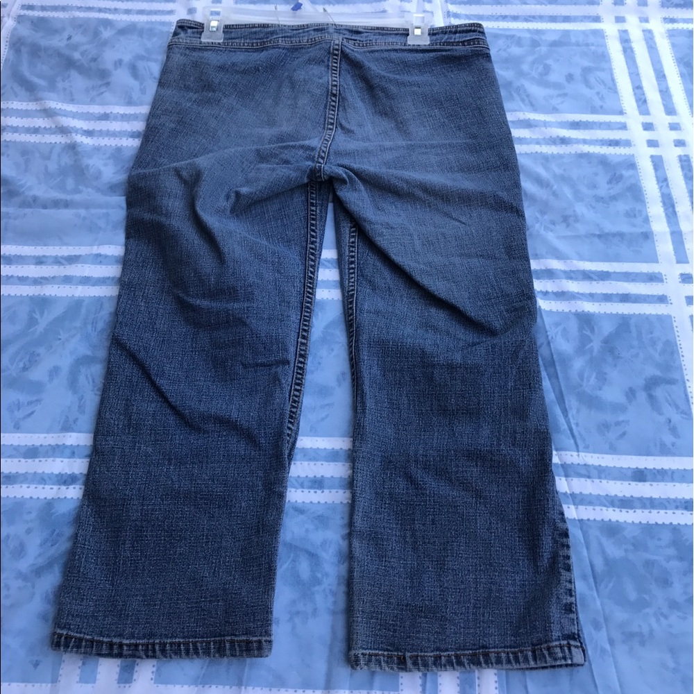 LEI Juniors Denim Blue Jean Stretch Capris size 9